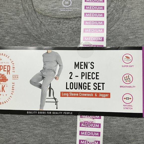 Copper & Oak Men's 2 piece Lounge Set NWT - Picture 3 of 6